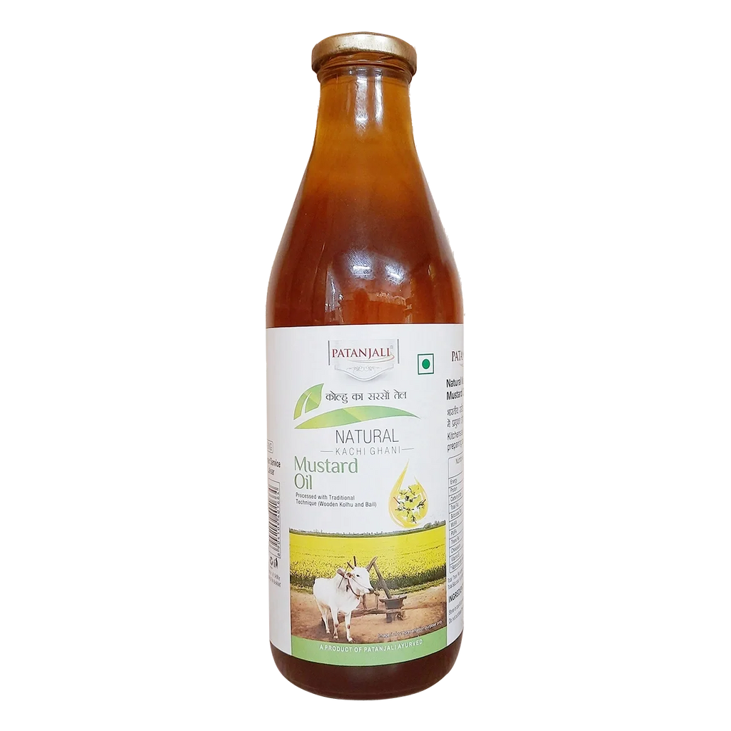 Patanjali Kolhu Mustard Oil | Grocsy