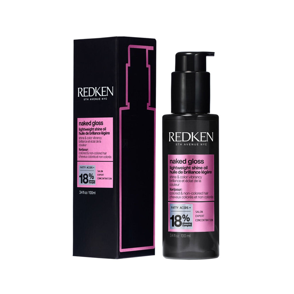 Redken Naked Gloss Lightweight Hair Serum. Adds Shine, Controls Frizz & Protects from Heat Damage | Grocsy
