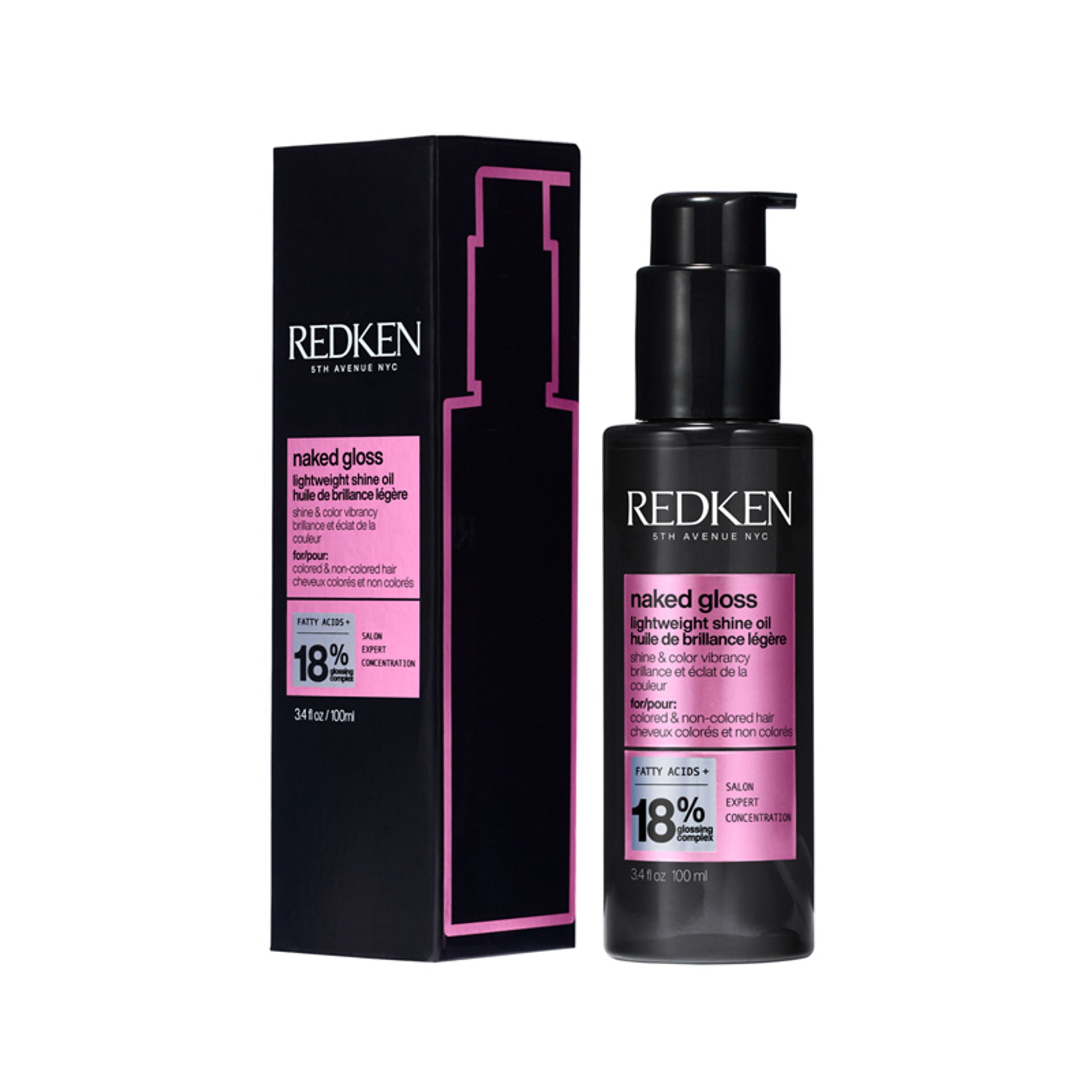 Redken Naked Gloss Lightweight Hair Serum. Adds Shine, Controls Frizz & Protects from Heat Damage | Grocsy