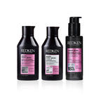 Redken Glossy Hair Combo-Acidic Colour Gloss Sulphate-Free Shampoo, Conditioner & Naked Gloss Serum | Grocsy