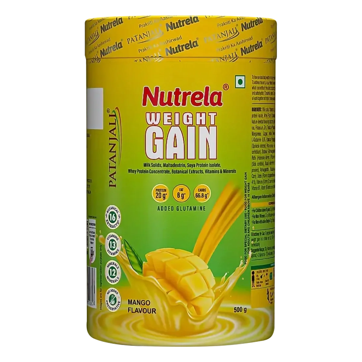 Patanjali Nutrela Weight Gain - Mango Flavour | Grocsy