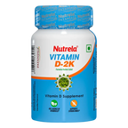 Patanjali Nutrela Vitamin D-2K Chewable Tablet - Vanilla Flavor