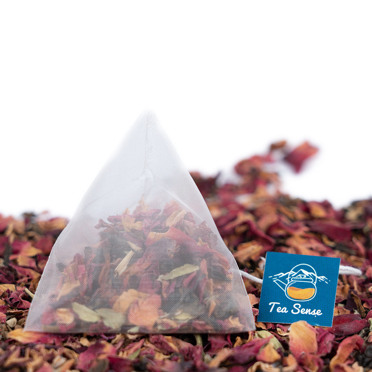 Tea Sense Mountain Rose Black Tea Bags Box | Grocsy