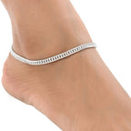 AanyaCentric Silver Plated Traditional Anklets Payal - Classic and Stylish for Women and Girls | Grocsy