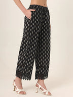 Yufta Black Pure Cotton Co Ord Set | Grocsy