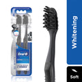 Oral-B 3D White Charcoal Soft Toothbrush For Adults (Pack Of 2) | Grocsy