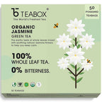 Teabox Organic Jasmine Green Tea Bags | Grocsy