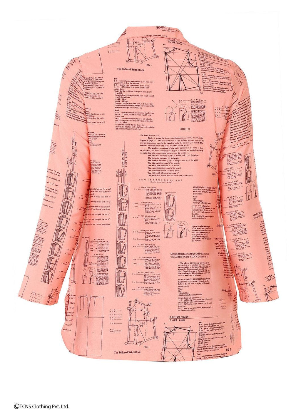 W for Woman Pink Printed Full Sleeve Top | Grocsy