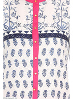 W for Woman White Printed Full Sleeve Top | Grocsy