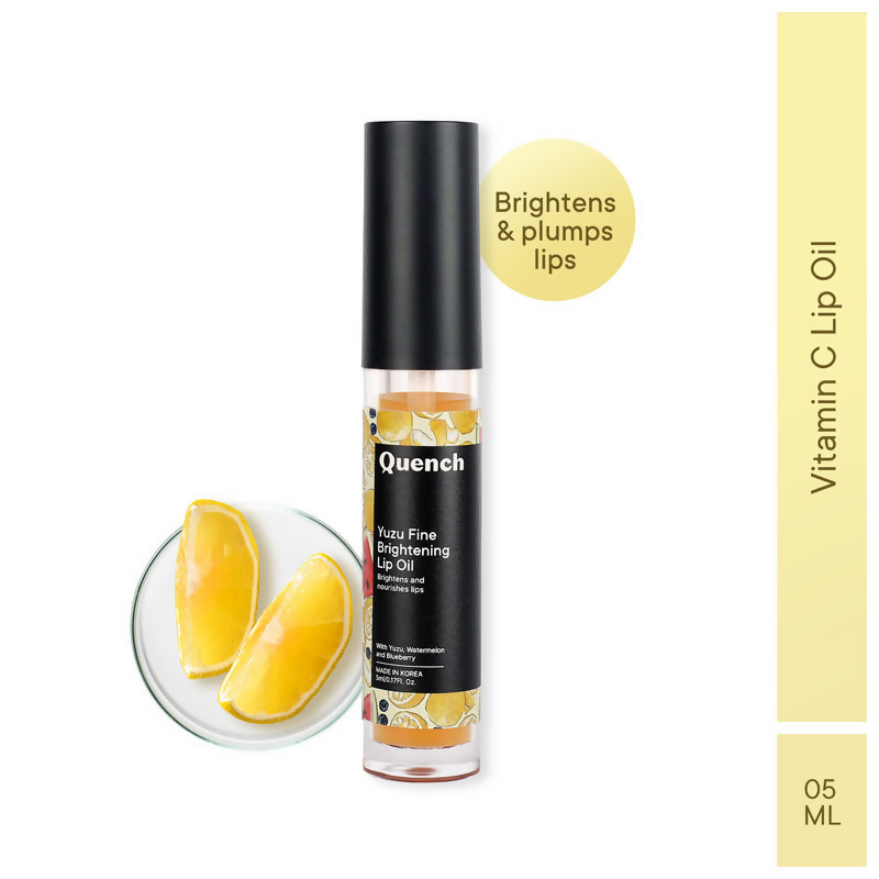 Quench Brightening Korean Lip Oil with Yuzu Vitamin C | Grocsy