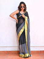Exclusive Collection Multy Beautiful Khadi Cotton Handloom Saree | Grocsy