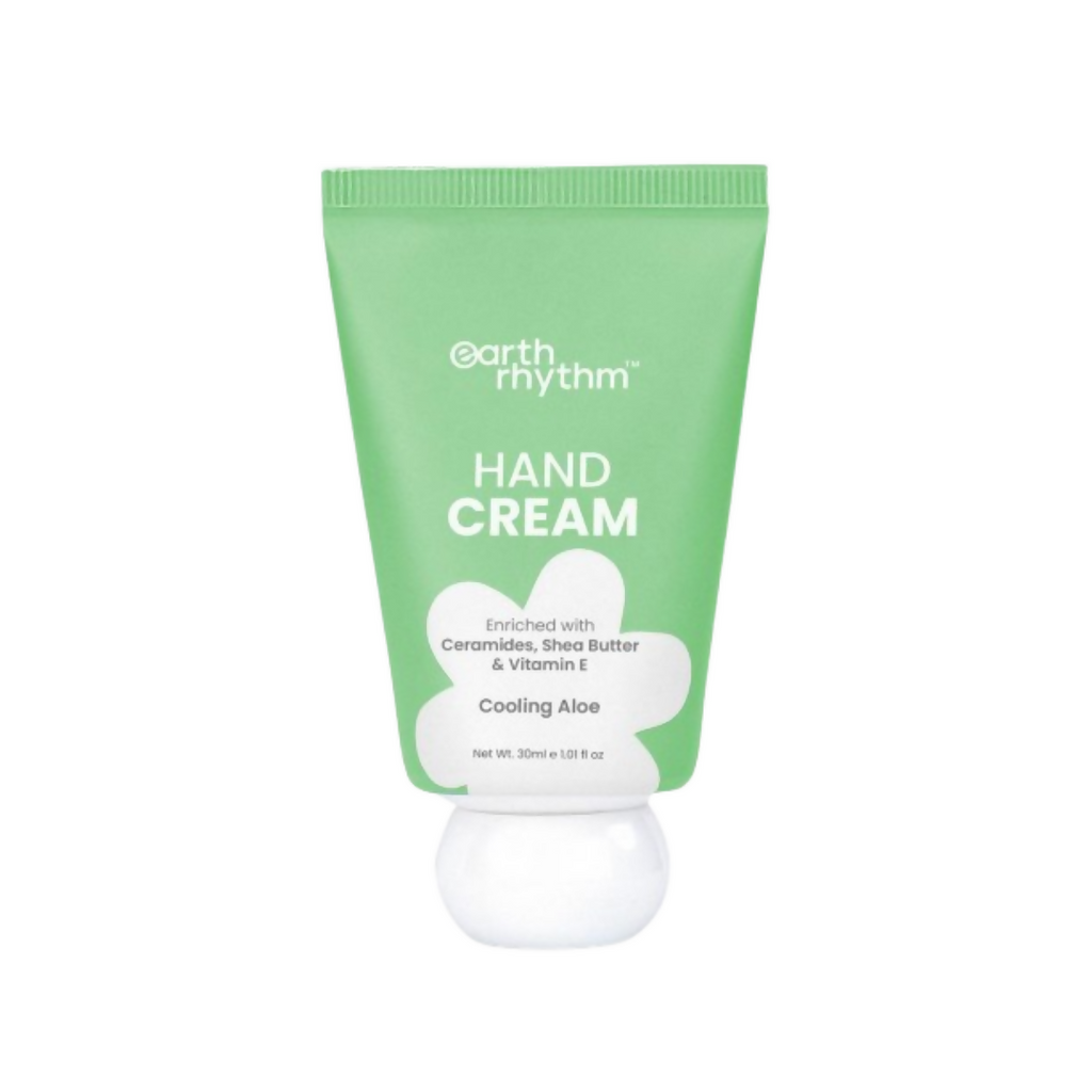 Earth Rhythm Cooling Aloe Hand Cream Enriched with Ceramide | Grocsy
