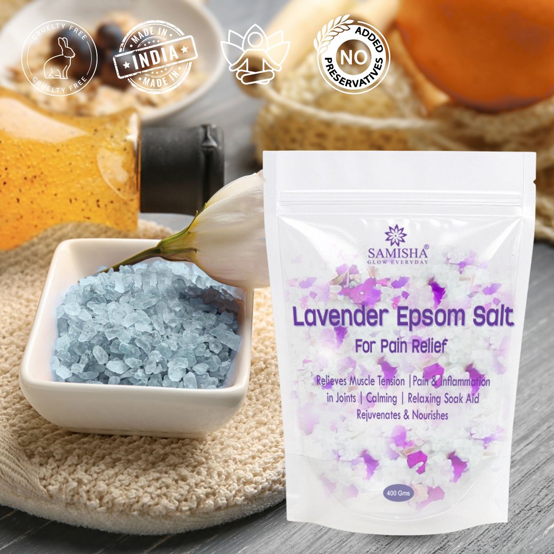 Samisha Lavender Epsom Salt For Pain Relief | Grocsy