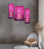 Tehzeeb Creations Set Of 3 Digital Wall Painting | Grocsy