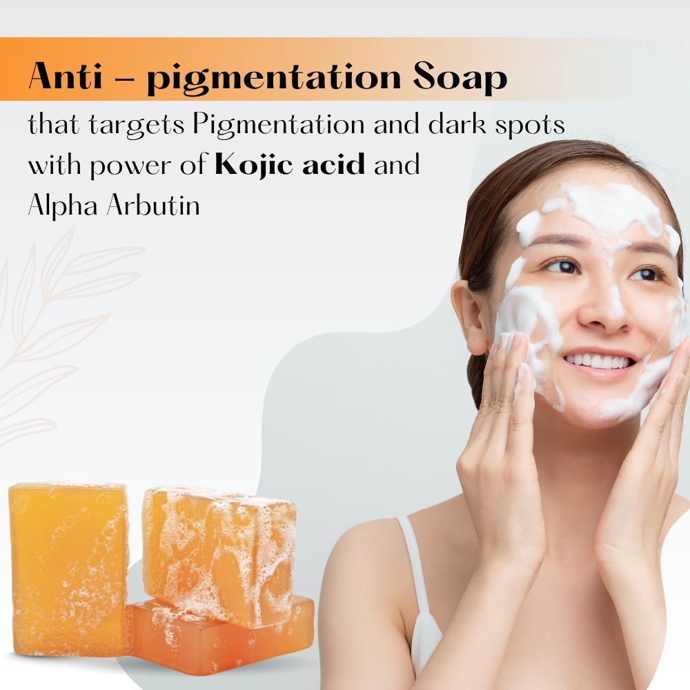 Samisha 1% Kojic Acid Soap With Alpha Arbutin For Pigmentation & Sun Damage | Grocsy