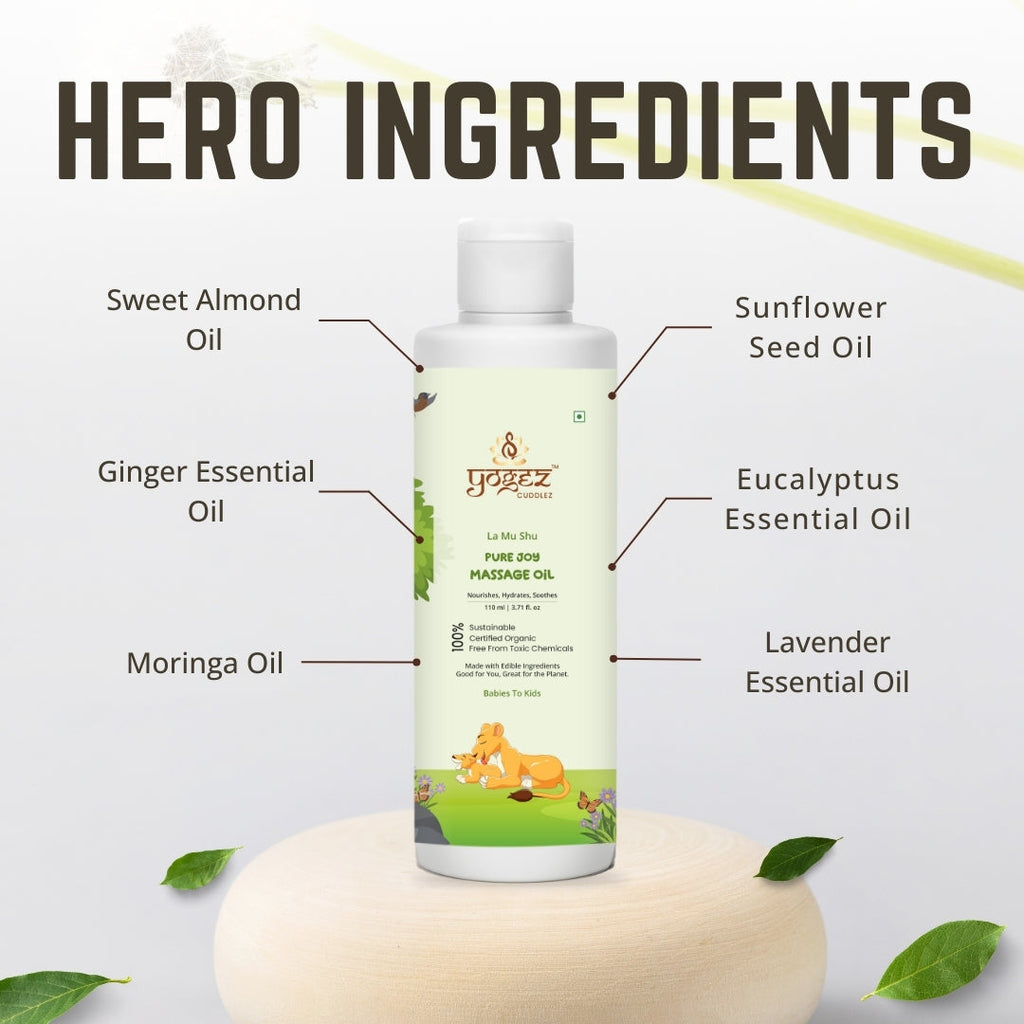 Yogez La Mu Shu Pure Joy Massage Oil | Grocsy