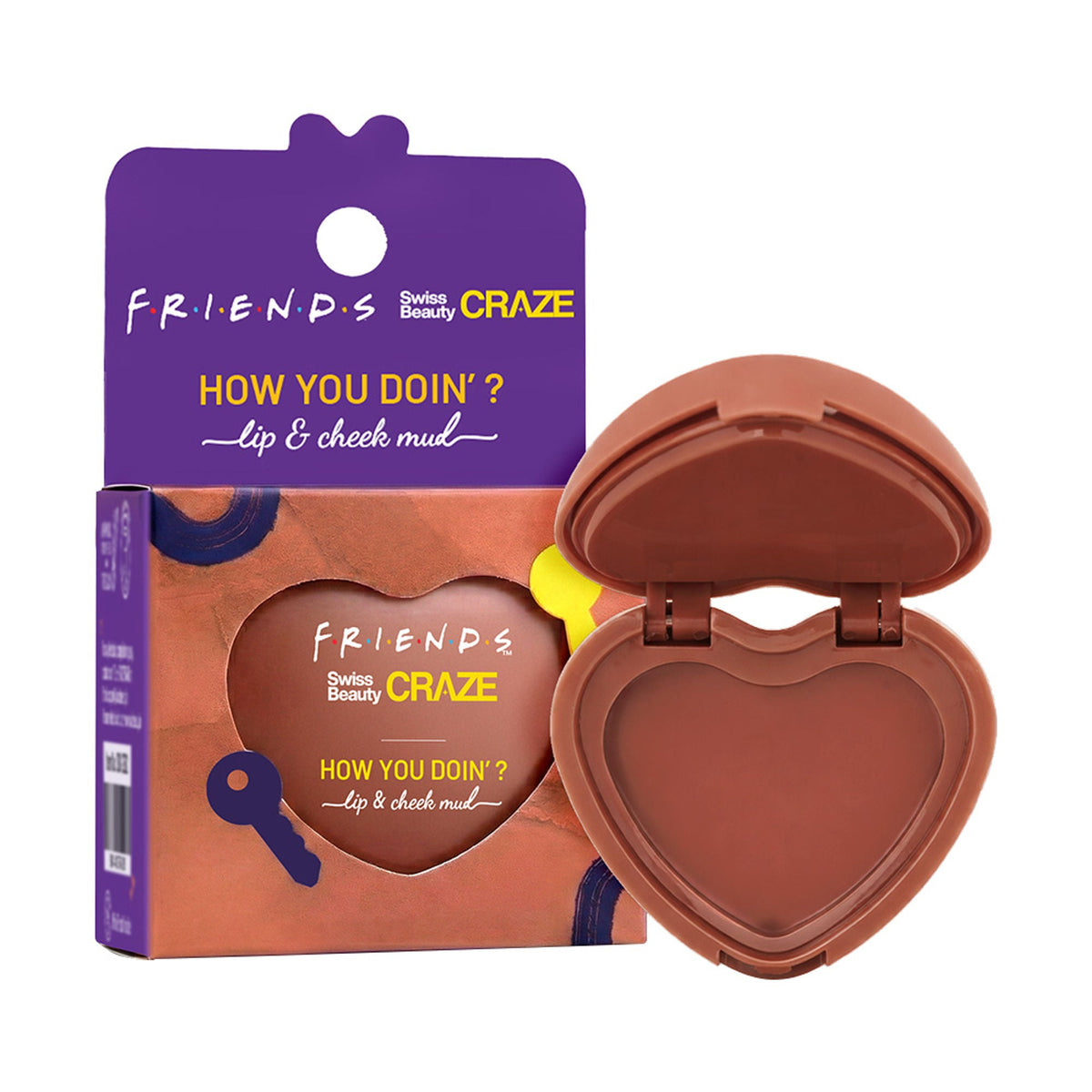 Swiss Beauty Craze How You Doin? Lip & Cheek Mud - 2 Flirty Blush | Grocsy