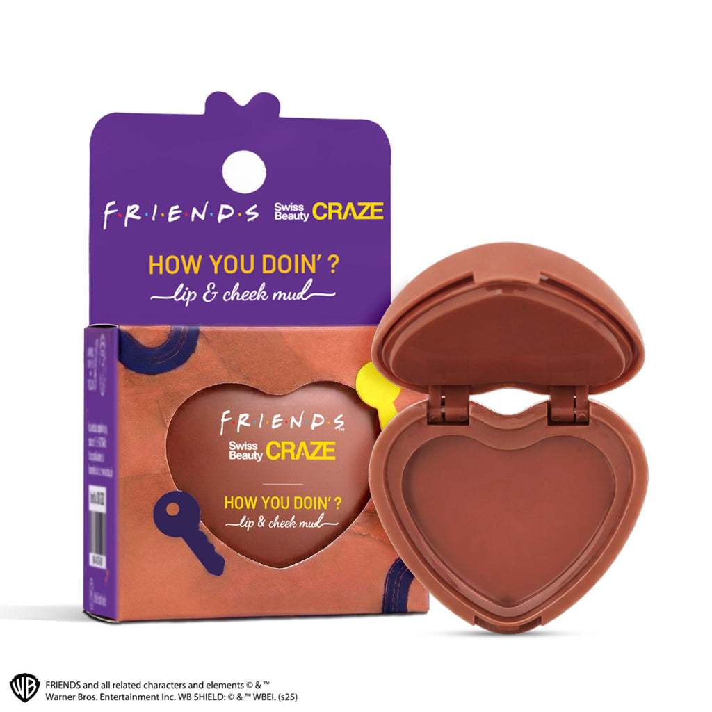 Swiss Beauty Craze How You Doin? Lip & Cheek Mud - 2 Flirty Blush | Grocsy