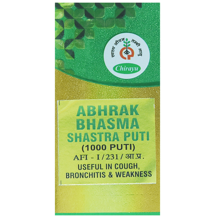 Chirayu Abhrak Bhasma Shastra 1000 Putti | Grocsy