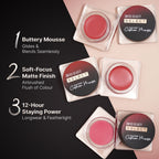 Swiss Beauty Select Lip And Cheek Cushion Mousse With Vitamin E - 2 Vogue Rose | Grocsy