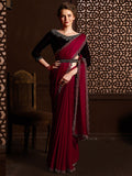 Saree Mall Embellished Border Pure Chiffon Sarees | Grocsy