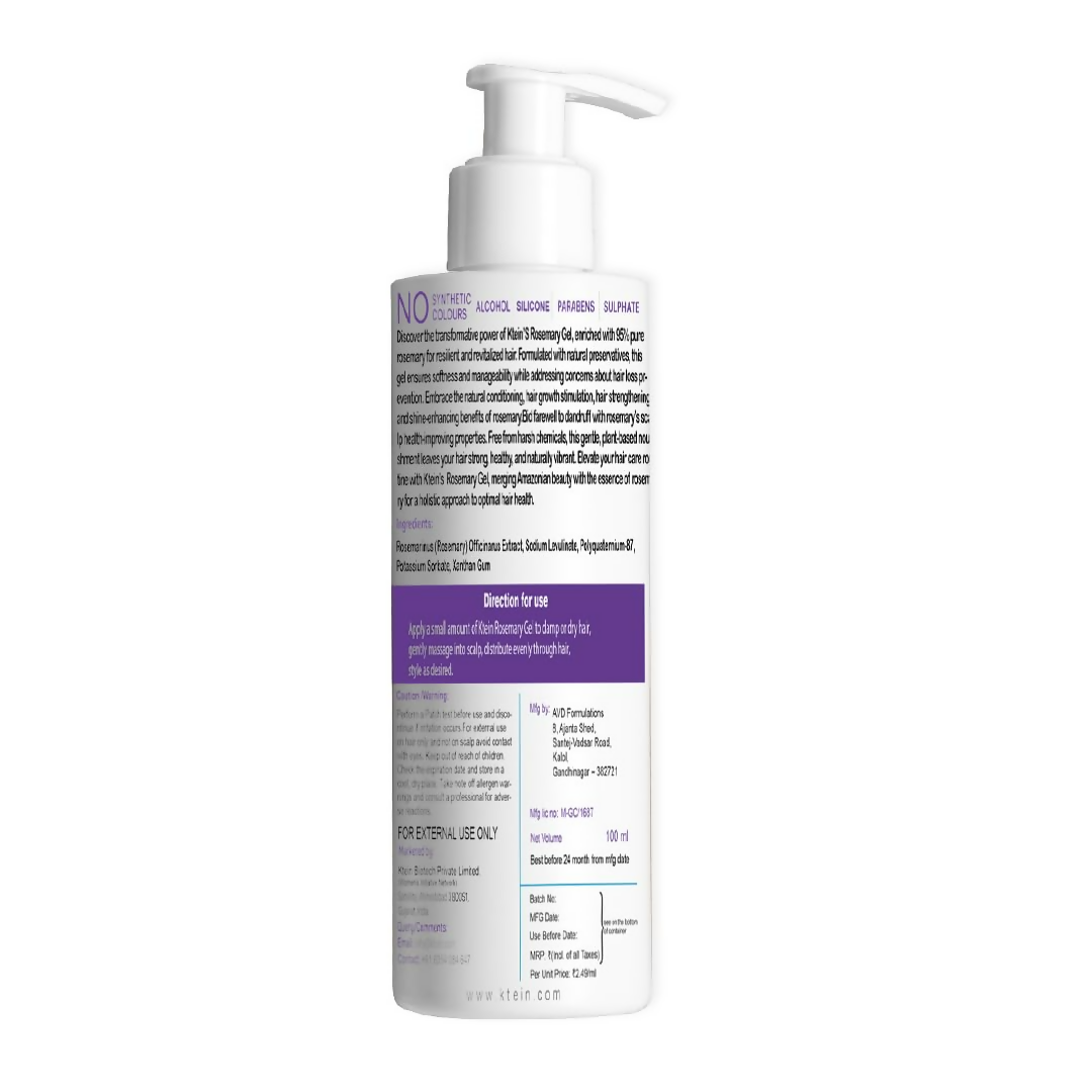 Ktein Rosemary Gel: 95% Rosemary Infused Hair Care Gel | Grocsy