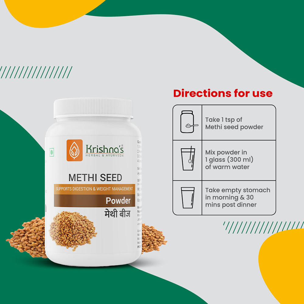 Krishna'S Herbal & Ayurveda Methi Seed Powder | Grocsy