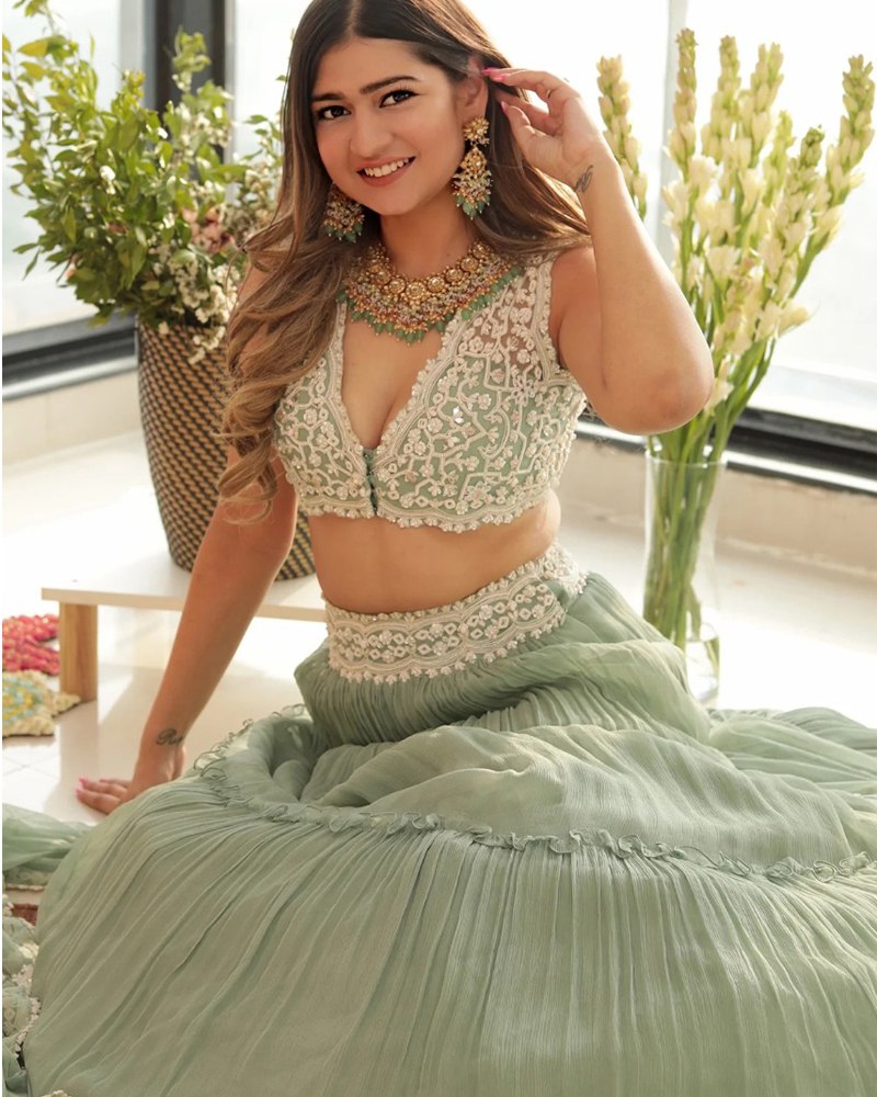 Lehenga Mart Glamorous Designer Lehenga Choli for Bridal and Bridesmaids Wedding Wear Choli | Grocsy