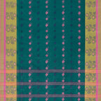 Exclusive Collection 100% Pure Cotton Green Tant Saree With Hand Weaving Work | Grocsy