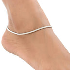 AanyaCentric Silver Plated Traditional Anklets Payal - Classic and Stylish for Women and Girls | Grocsy
