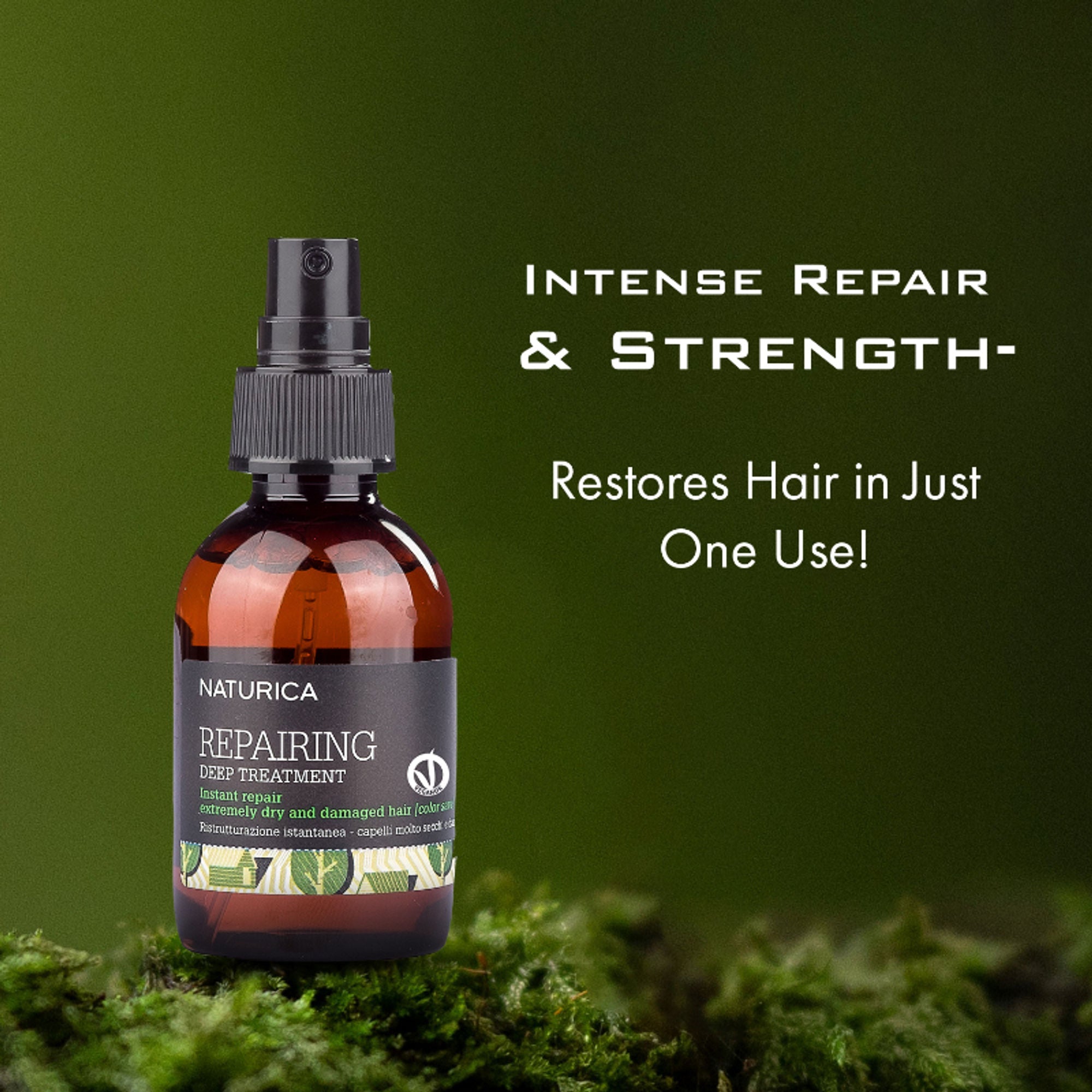 Naturica Repairing Deep Treatment for Damaged Hair, Detangle with Olive Oil & Vitamin E Formula | Grocsy