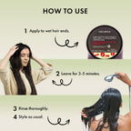 Naturica Moisturizing Defense Mask for Normal to Dry Hair, Hydrate with Grape Extract & Soy Protein | Grocsy