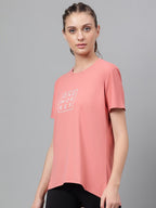 MKH Typography Printed Dri-FIT Relaxed Fit T-shirt | Grocsy