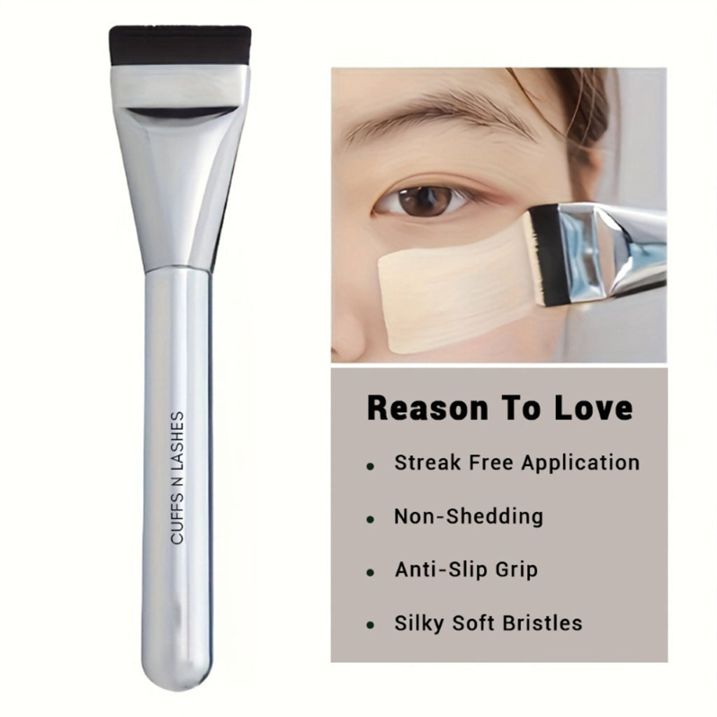 CUFFS N LASHES Spatula Makeup Brush | Grocsy