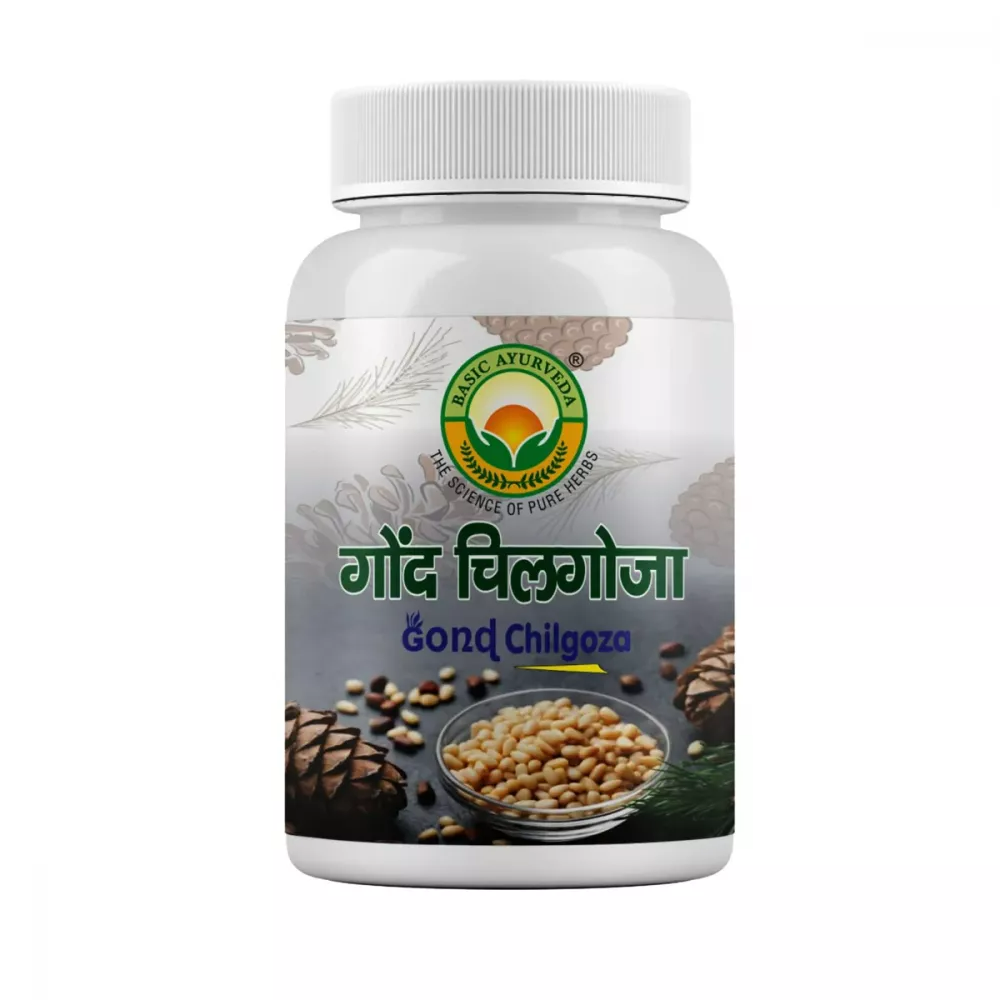 Basic Ayurveda Gond Chilgoza | Grocsy
