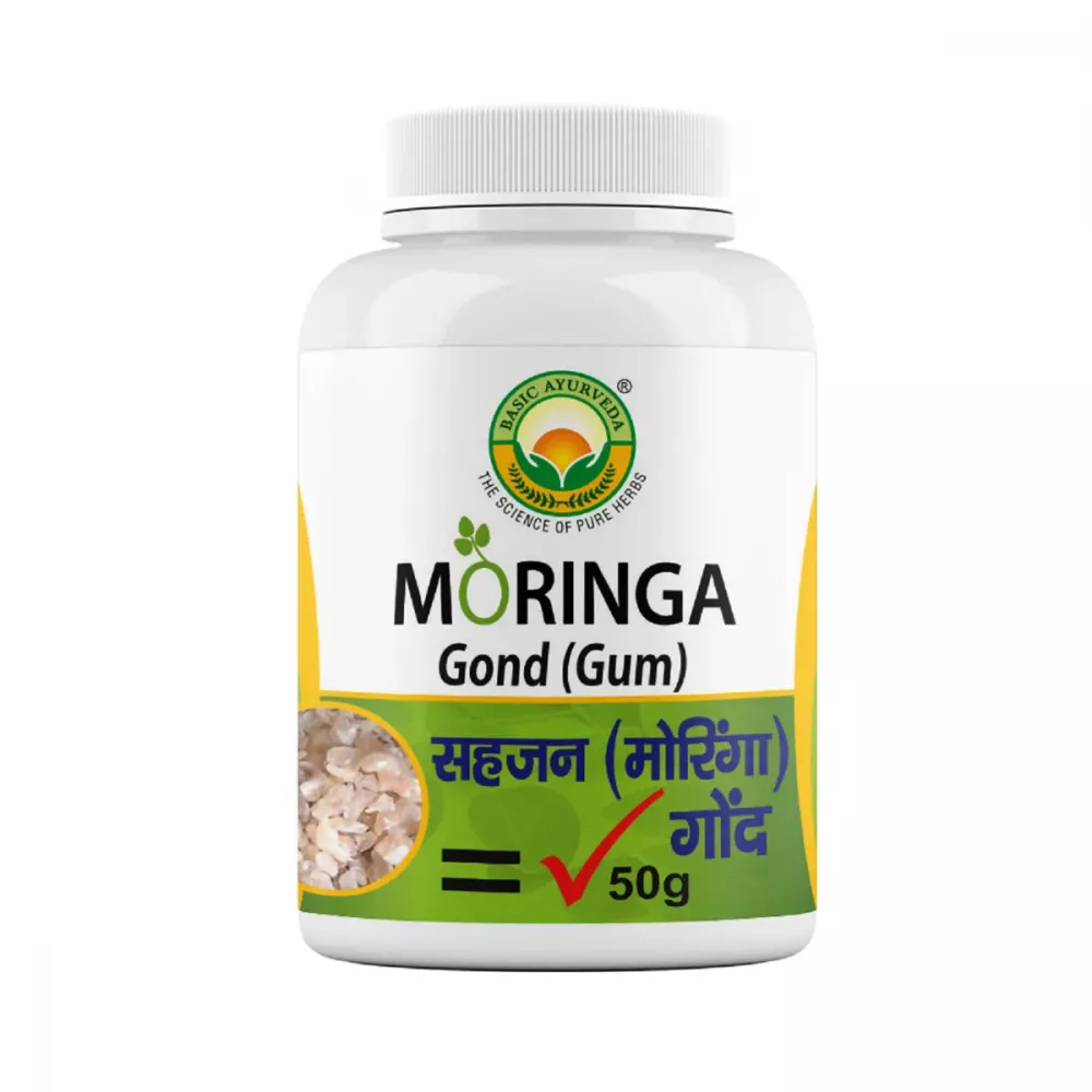 Basic Ayurveda Moringa Gond (Gum) | Grocsy