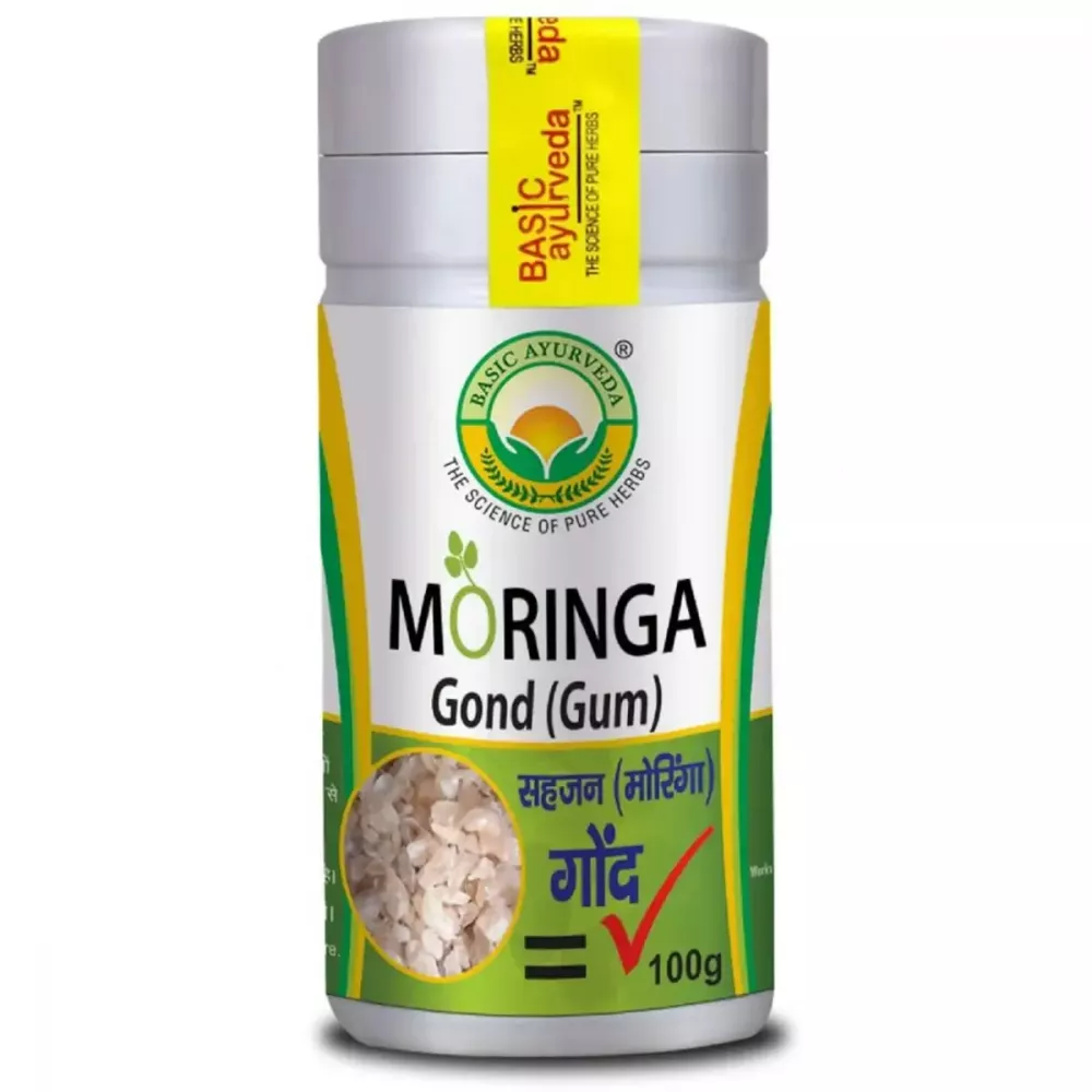 Basic Ayurveda Moringa Gond (Gum) | Grocsy