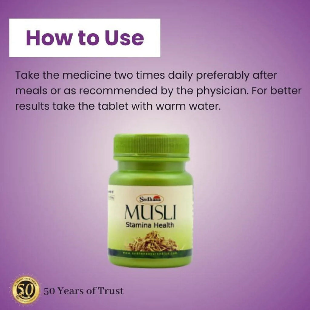 Sadhana Musli Capsules | Grocsy
