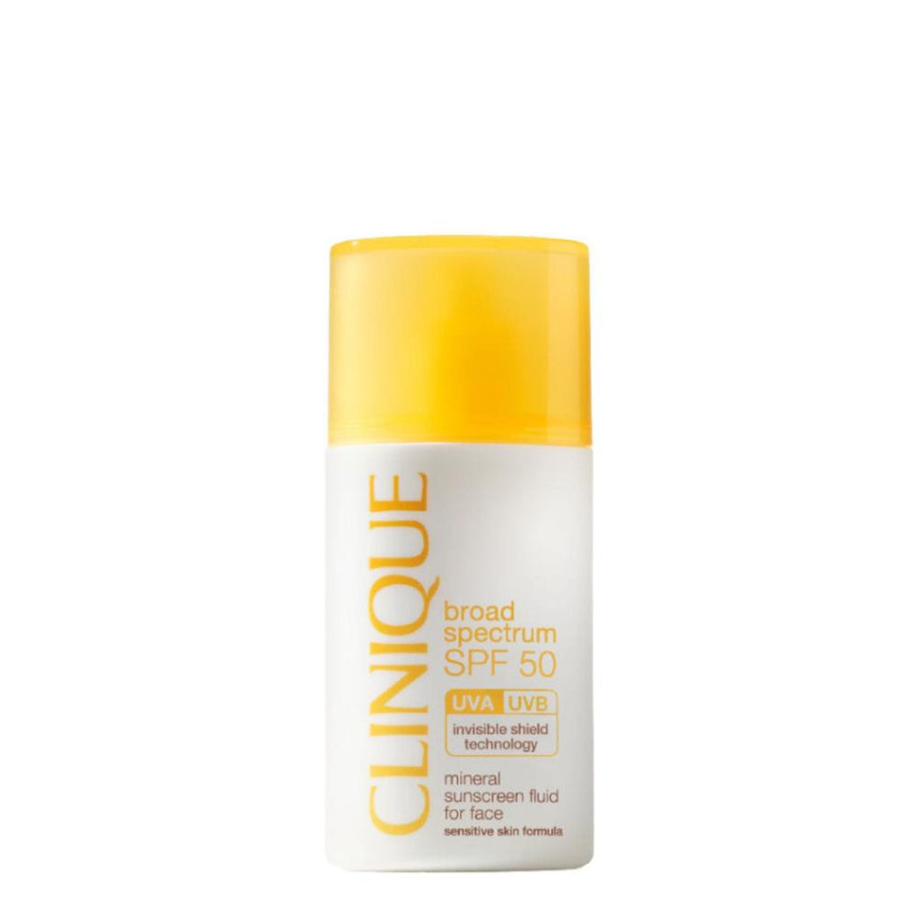 Clinique SPF 50 UVA/UVB Mineral Sunscreen Fluid For Face | Grocsy