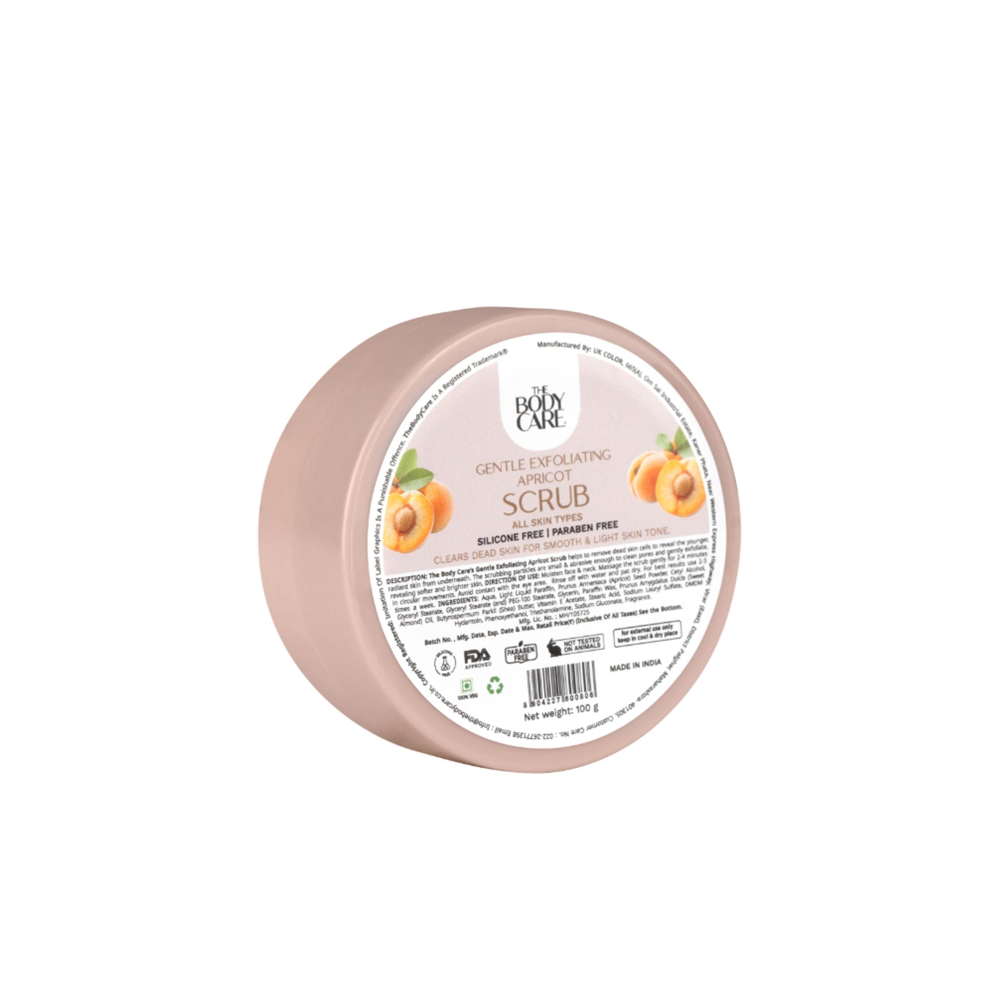 The Body Care Apricot Facial Scrub | Grocsy