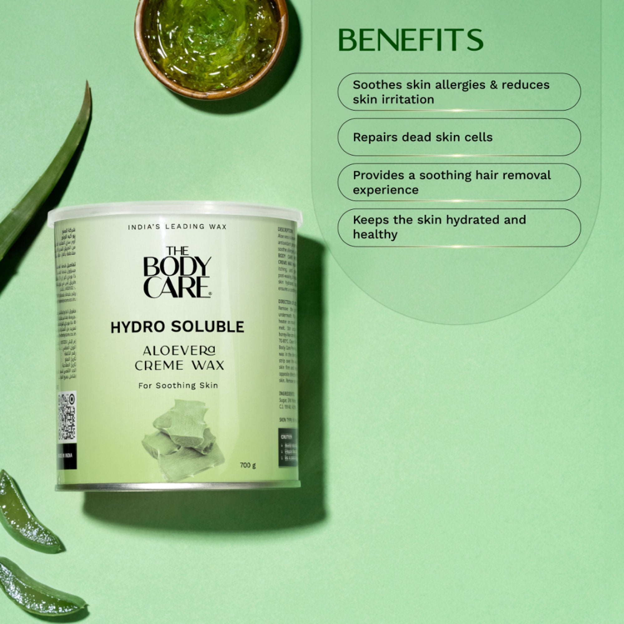 The Body Care Aloevera Hydrosoluble Wax Creme | Grocsy