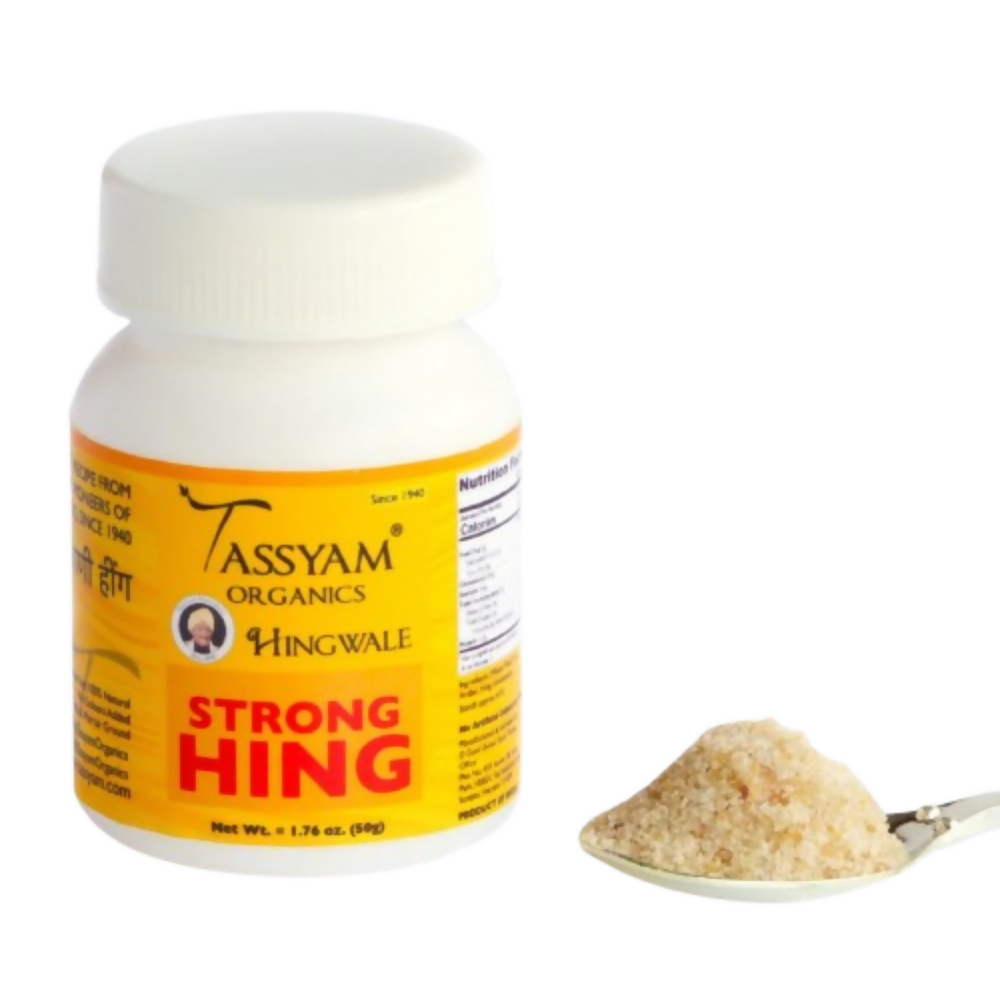 Tassyam Organics Strong Compounded Hing - Bottle | Grocsy