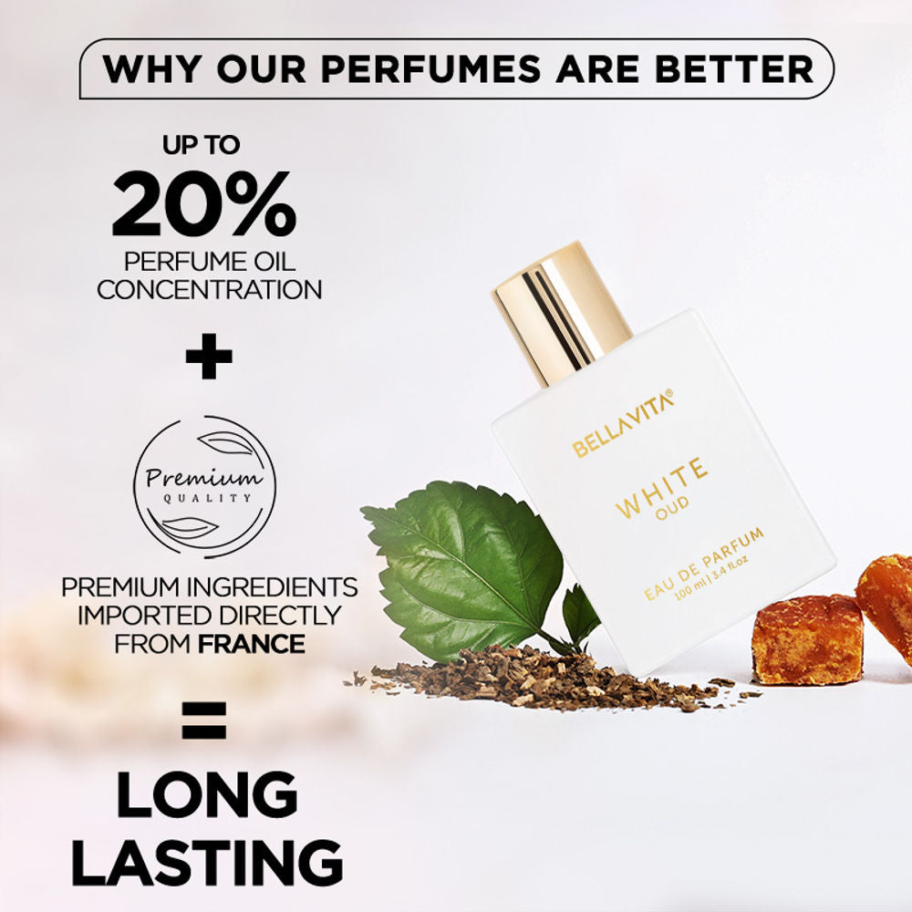 Bella Vita White-Oud Eau De Perfume For Men & Women | Grocsy