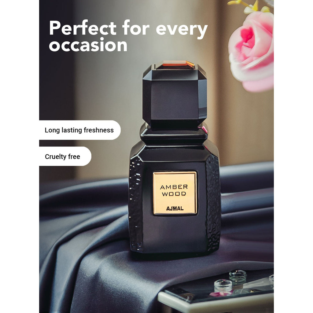 Ajmal India Amber Wood Edp Perfume For Women And Men | Grocsy