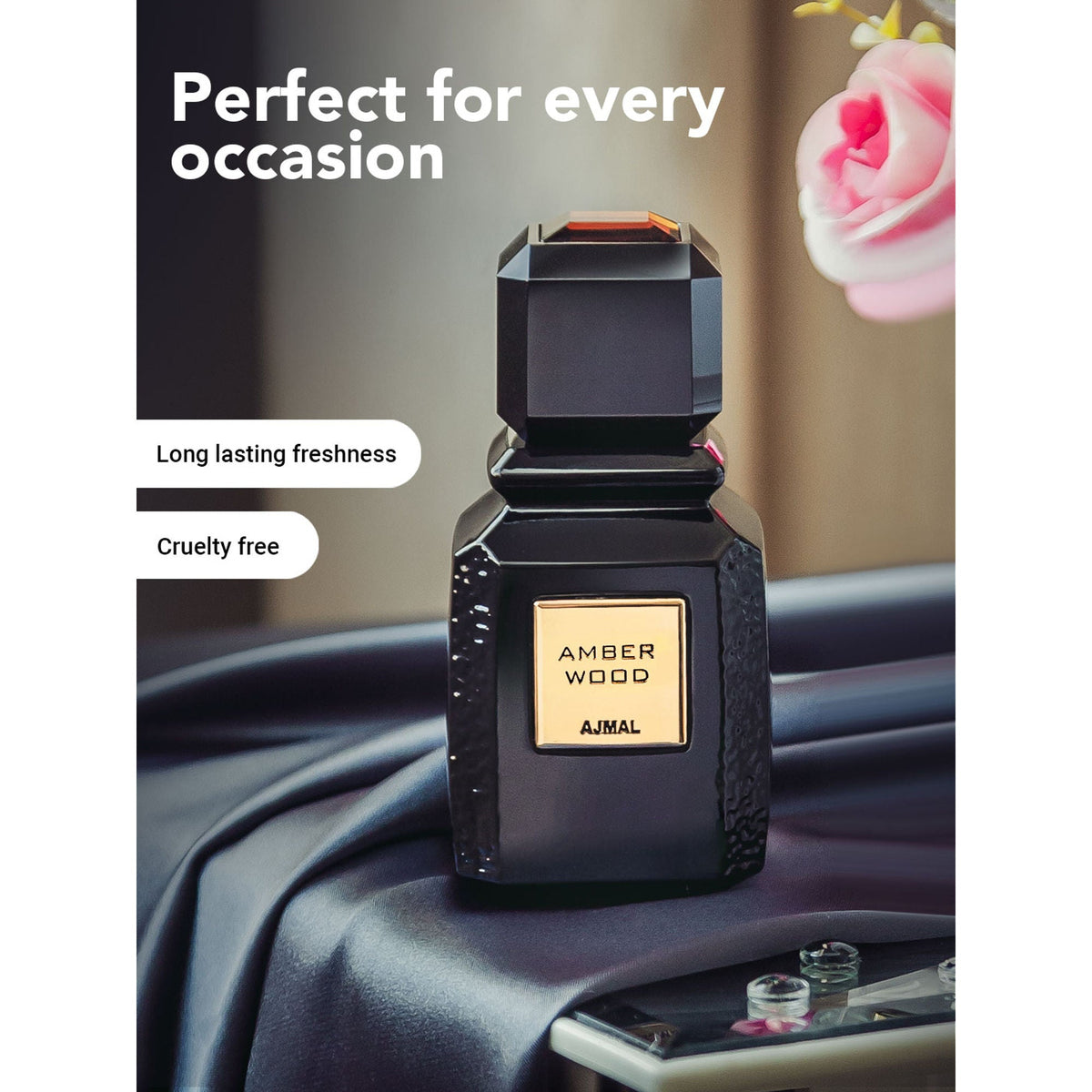 Ajmal India Amber Wood Edp Perfume For Women And Men | Grocsy