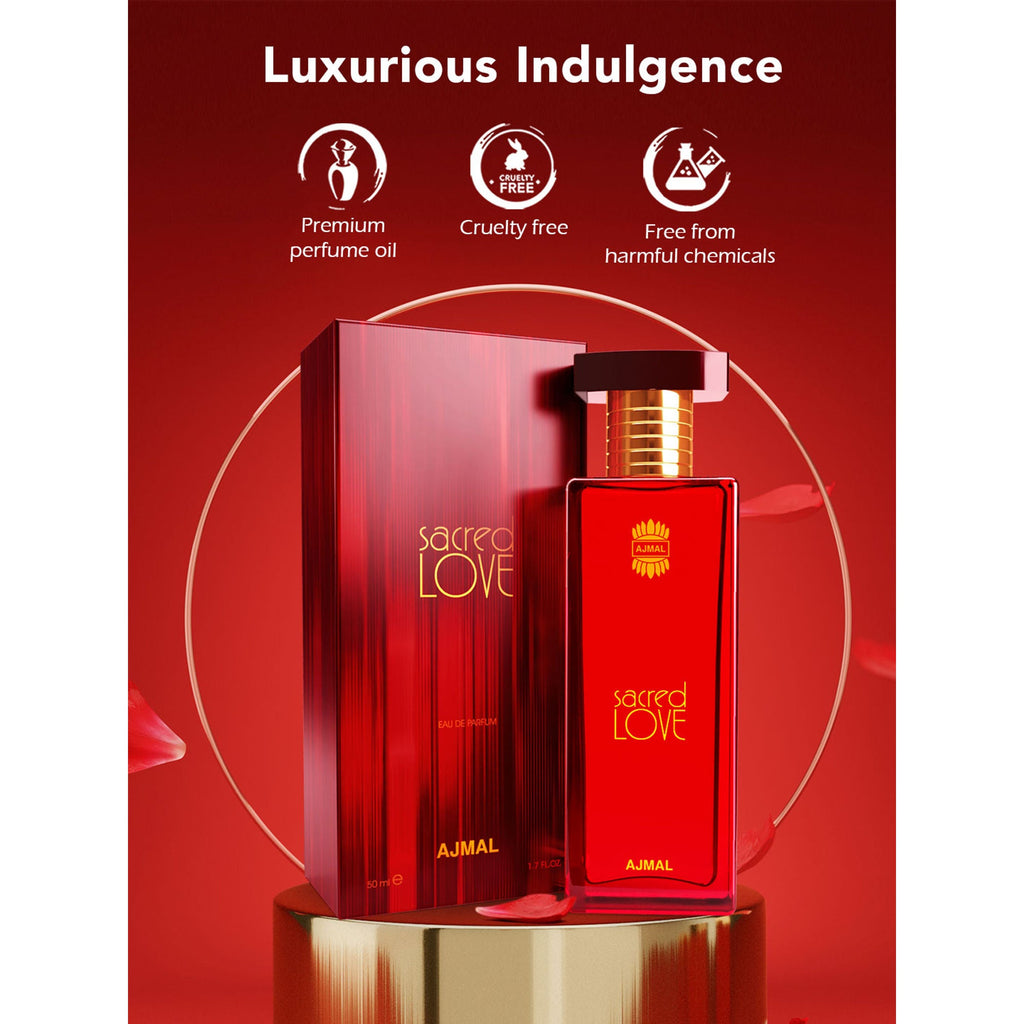Ajmal India Sacred Love EDP Perfume For Women | Grocsy