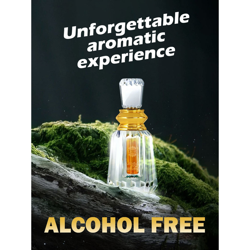 Ajmal India Oudh Mukhallat Concentrated Perfume Free From Alcohol For Women And Men | Grocsy