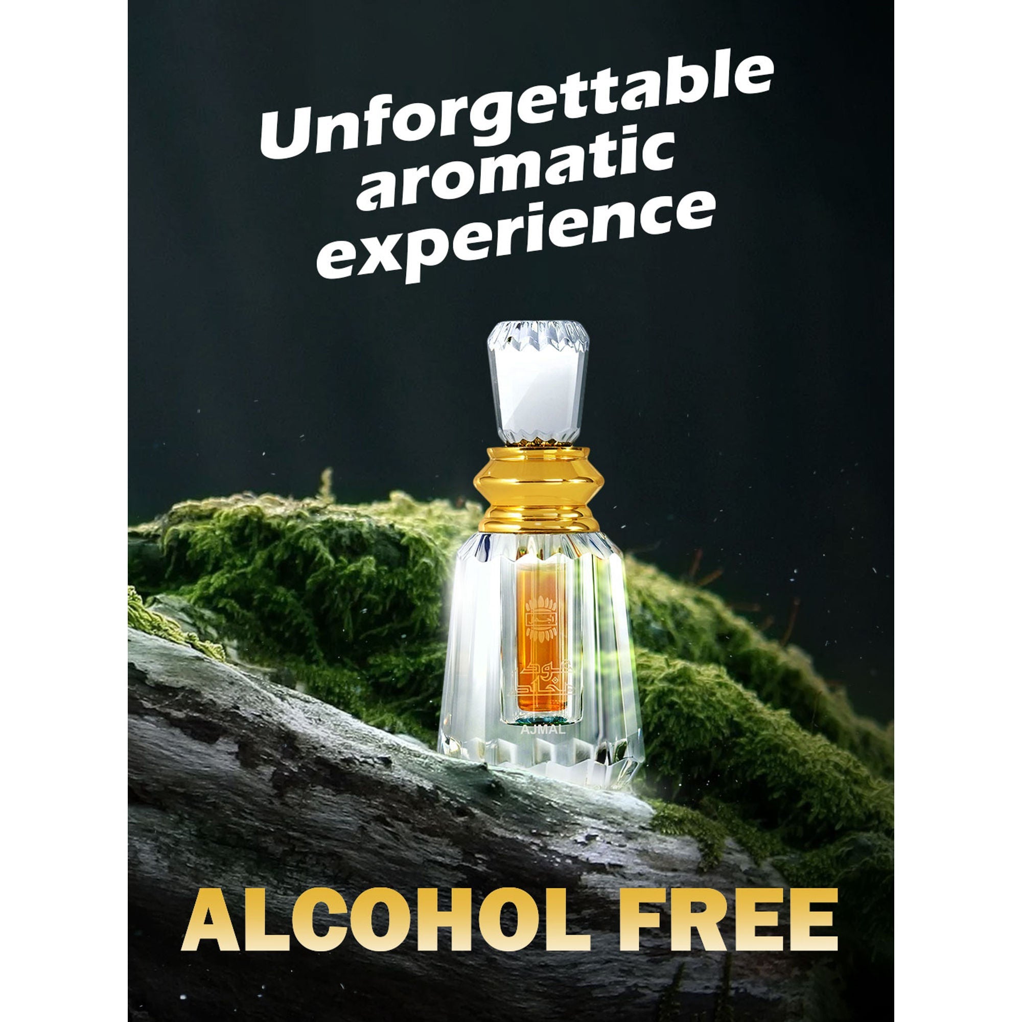 Ajmal India Oudh Mukhallat Concentrated Perfume Free From Alcohol For Women And Men | Grocsy