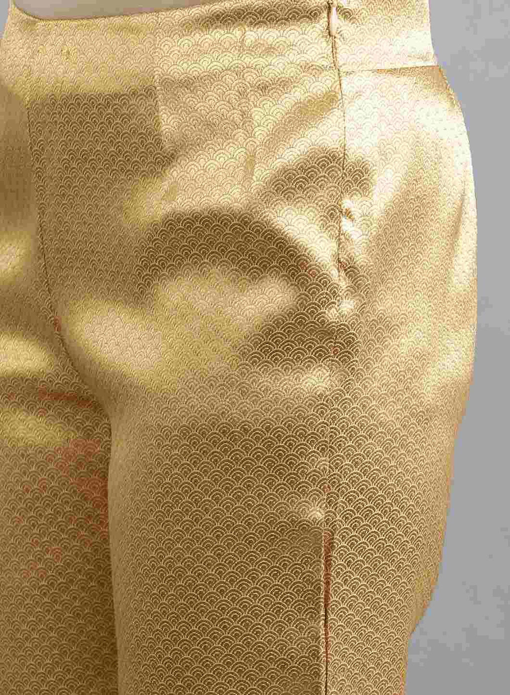 W for Woman Gold Straight Pants | Grocsy