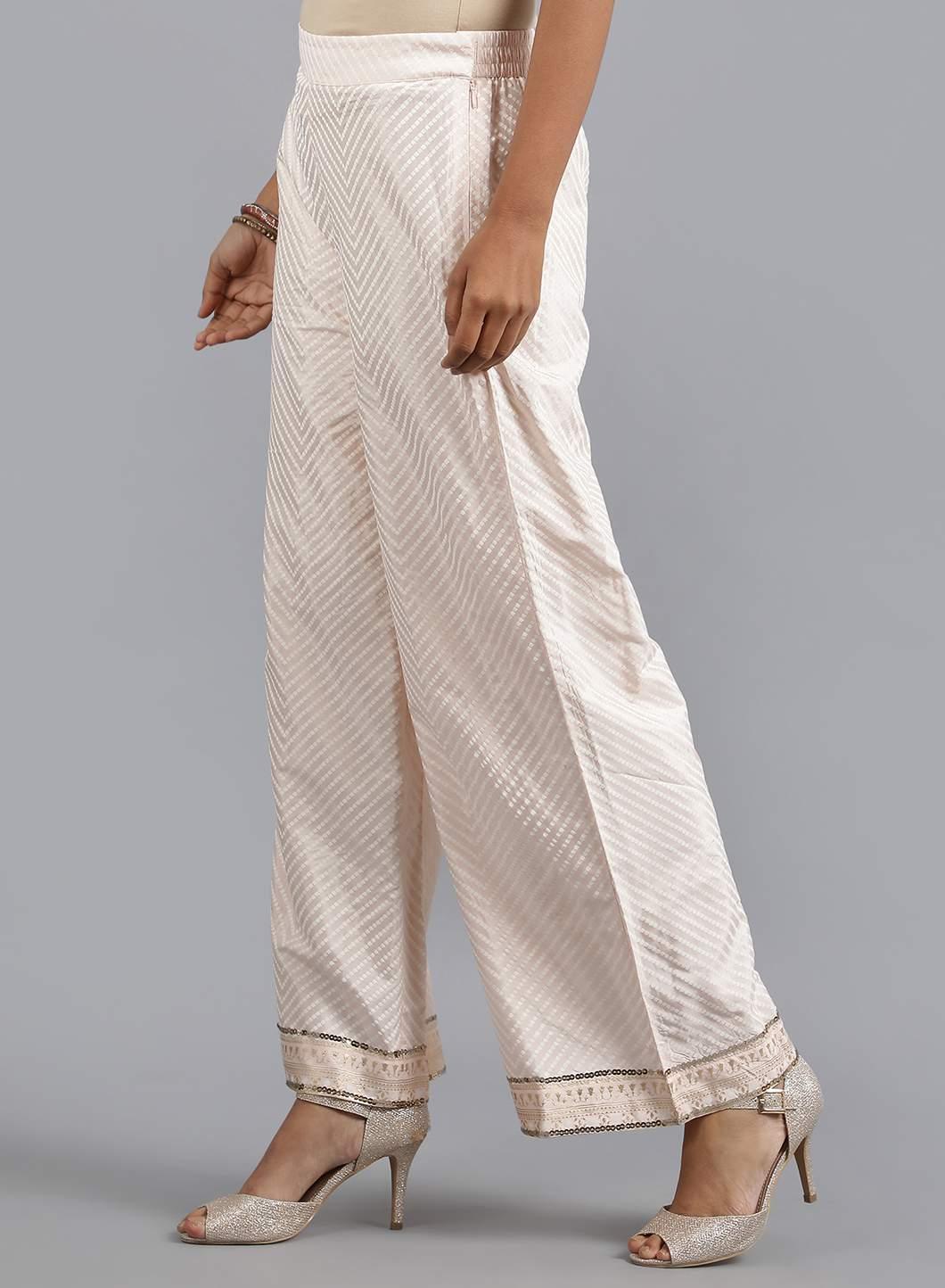 W for Woman Pink Parallel Pants | Grocsy